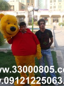 پوه mascot  تنپوش خرس حجمی