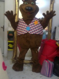 خرس عمو لاکی تنپوش تبلیغاتی mascot